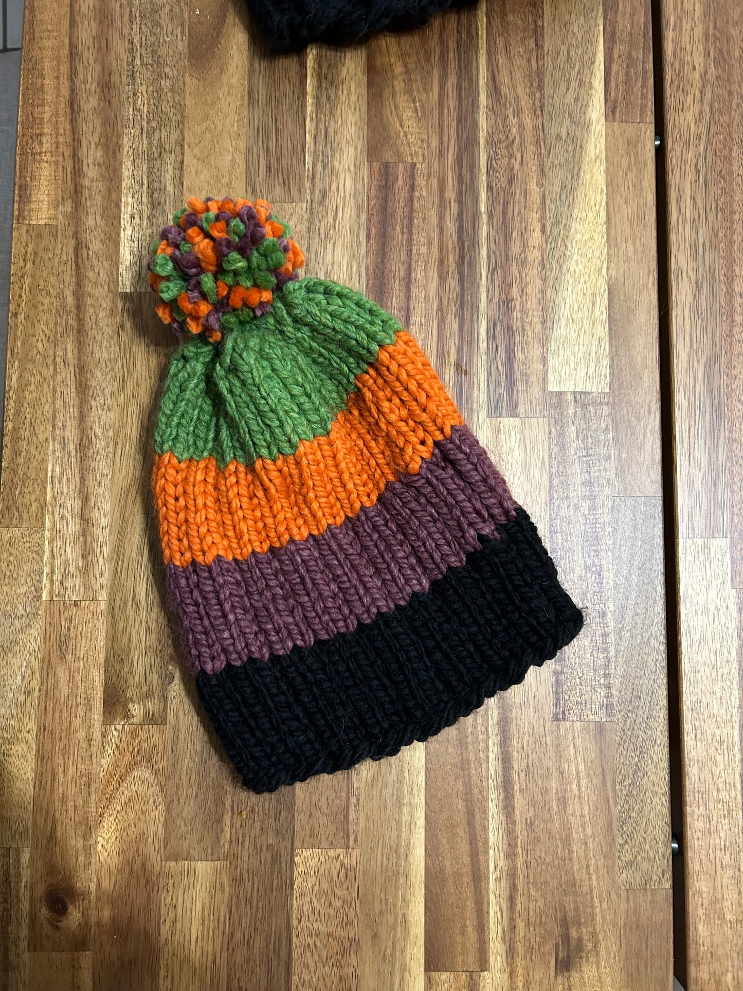 Color Block Beanie